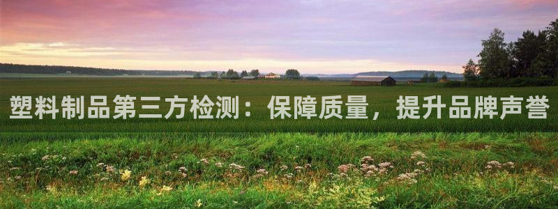 太陽集團網(wǎng)站游戲：塑料制品第三方檢測：保障質(zhì)量，提升品牌聲譽
