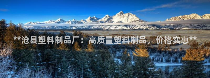 太陽gg登陸測試：**滄縣塑料制品廠：高質(zhì)量塑料制品，價格實
